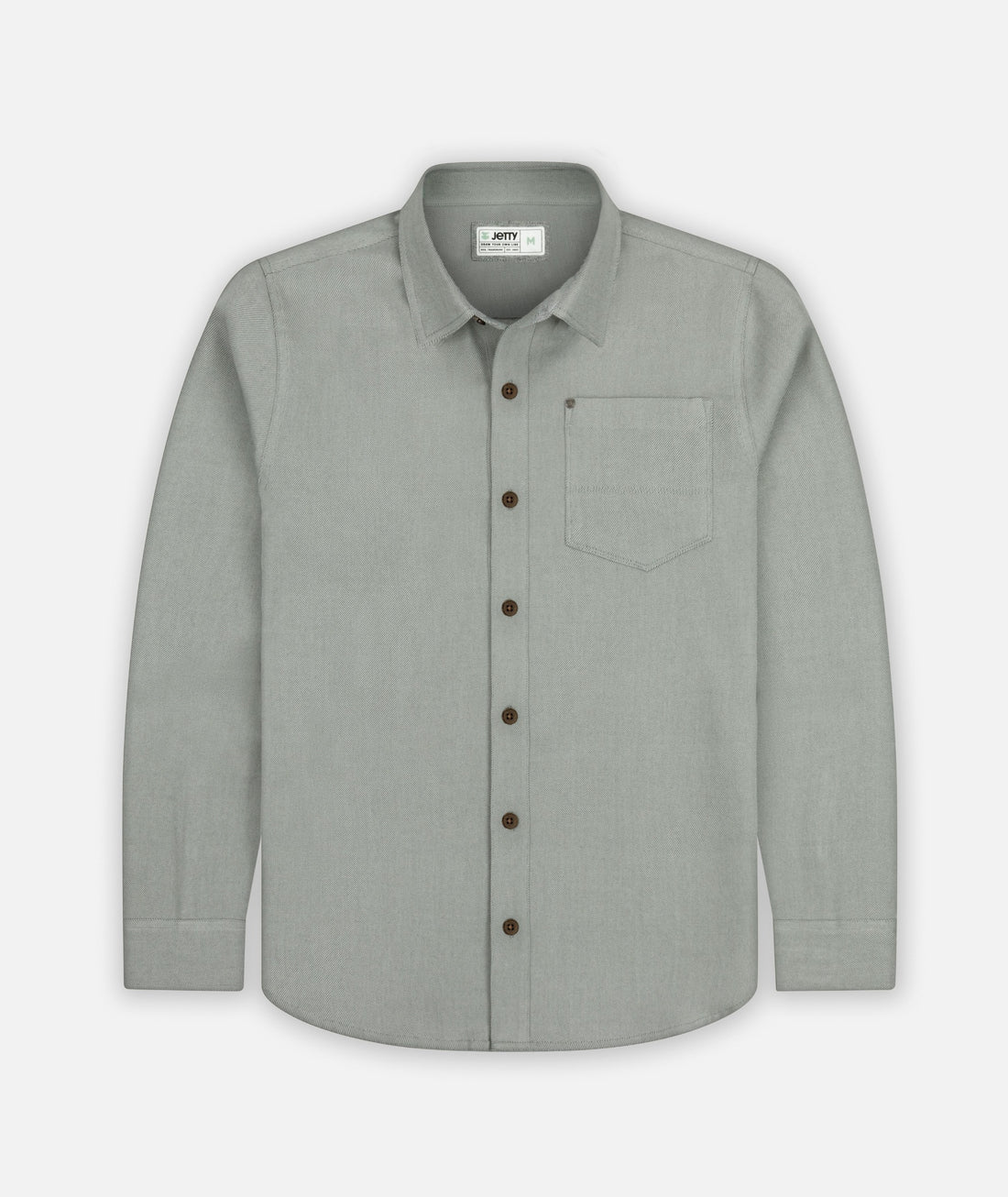 Jetty Men's Essex Oystex Shirt Apparel Jetty Heather Grey Small 