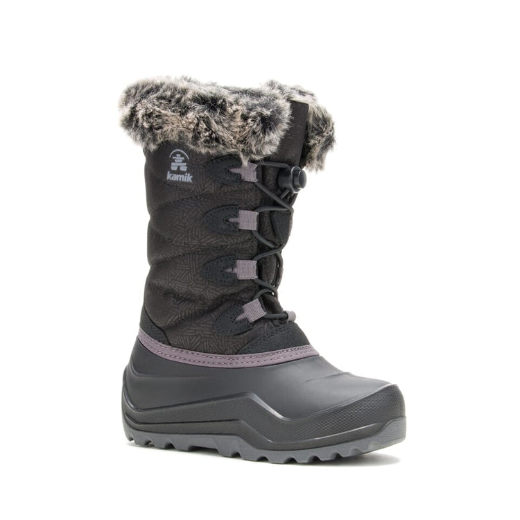 Kamik Kids' Snowangel Winter Boot Footwear KAMIK Black-BLK 1 