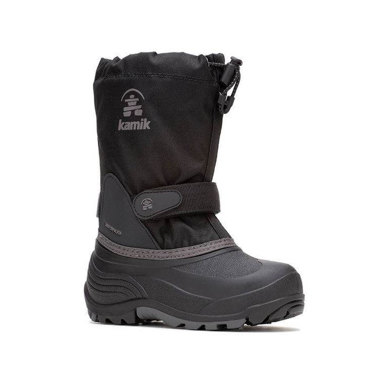 Kamik Kids Waterbug 5 Winter Boot Footwear KAMIK Black/Charcoal-BCH 11 Medium