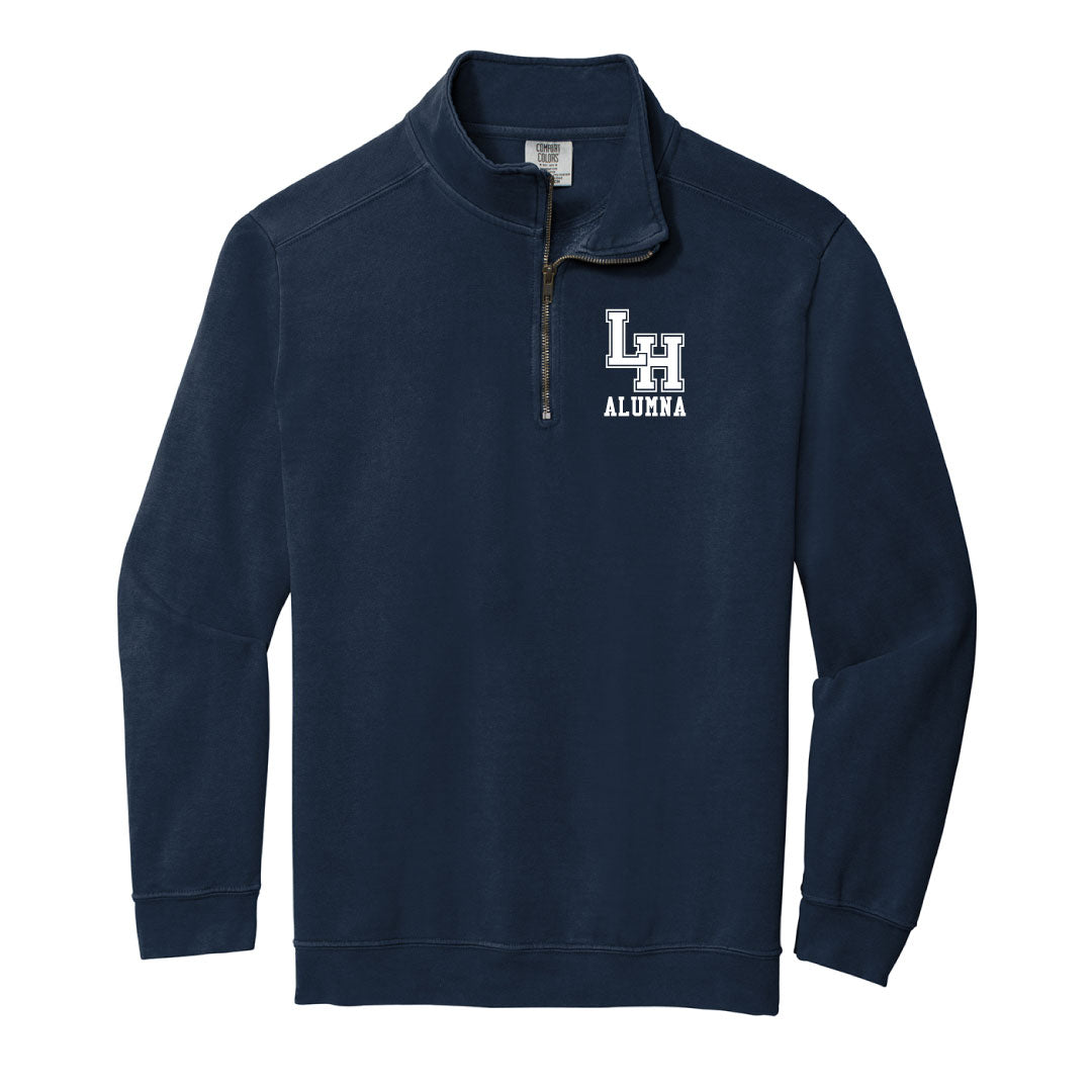 LH Alumna Comfort Colors® Garment Dyed 1/4-Zip Sweatshirt Logowear LH Alumna Yes Adult S