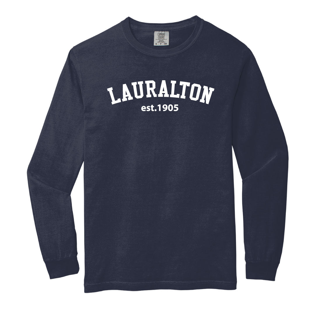 LH Comfort Washed Long Sleeve Logowear LH Store Navy Adult S