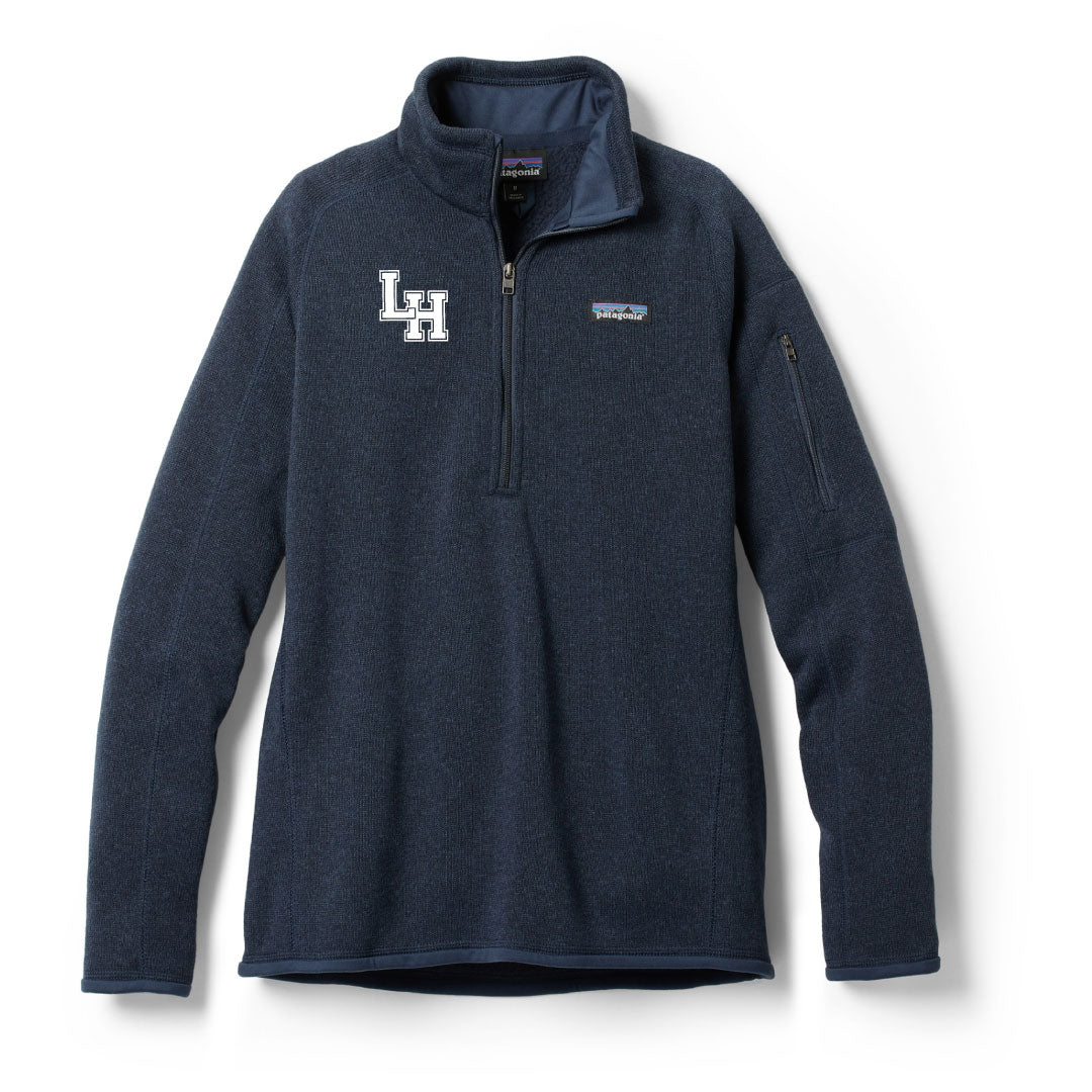 LH Patagonia Better Sweater 1/4 Zip Fleece Logowear LH Store Navy Ladies XS