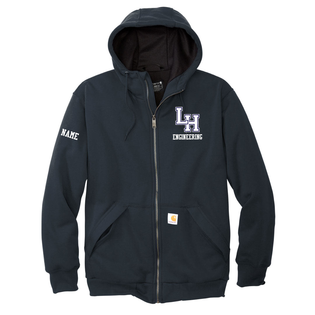 LH Engineering Carhartt Thermal LIned Full Zip Sweatshirt Logowear LH Engineering Adult S  