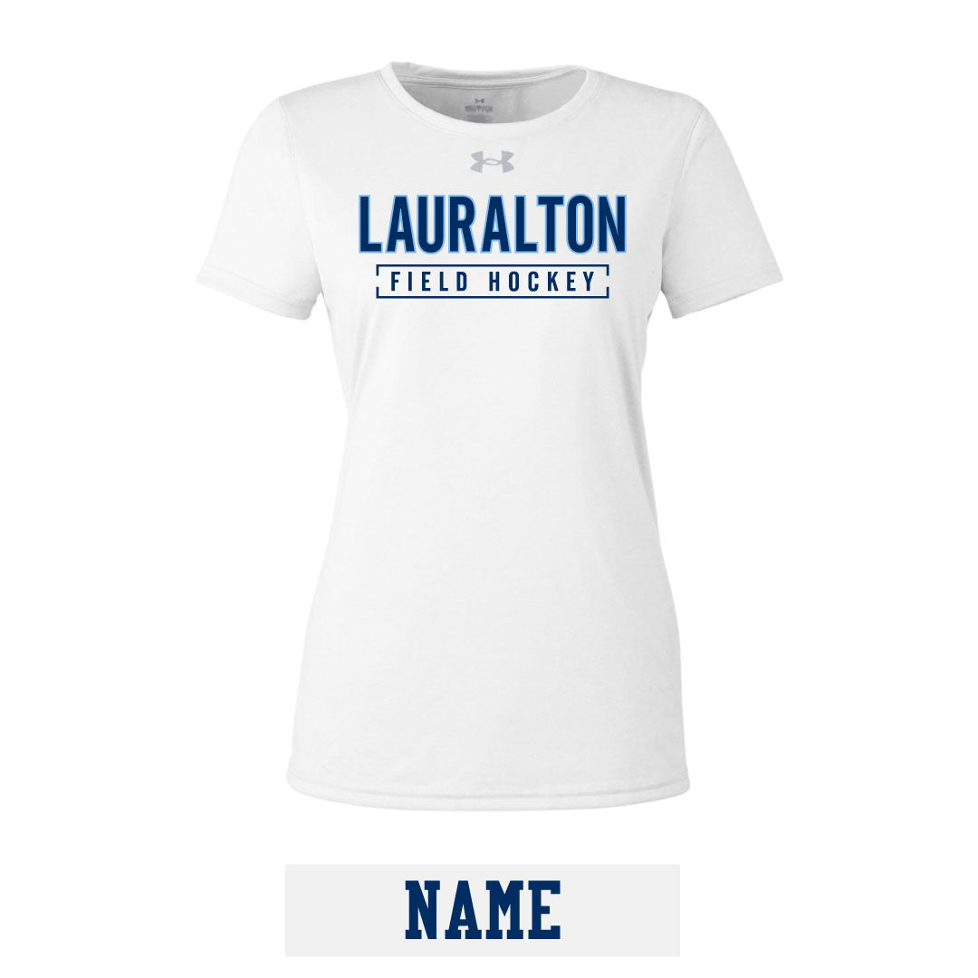 LH Field Hockey UA Short Short Sleeve Logowear LH Field Hockey White Ladies XS