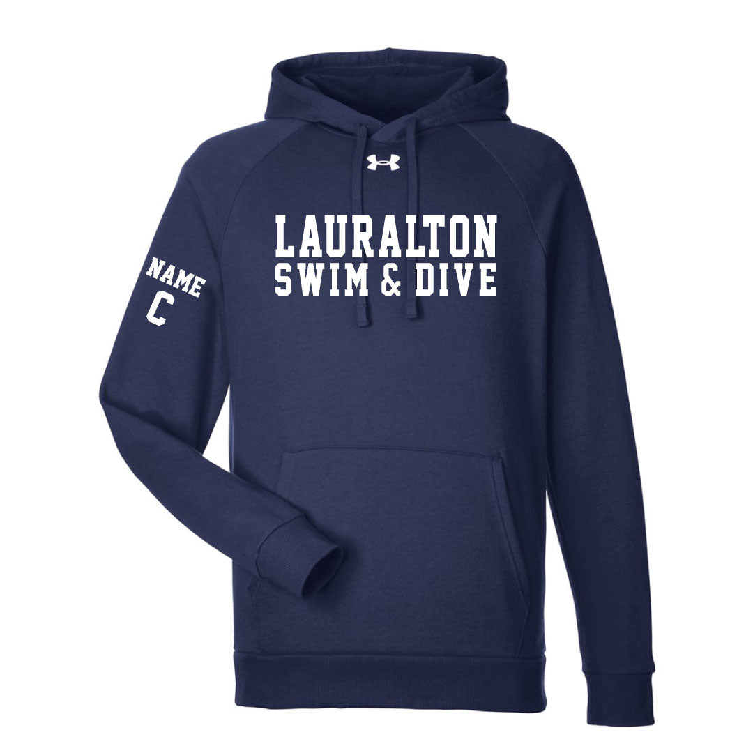 LH Swim & Dive UA Hooded Sweatshirt Logowear LH Swim & Dive Navy Adult S