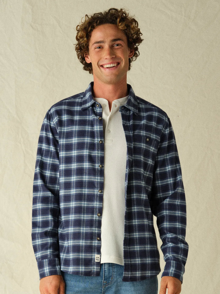 Fair Harbor Mens The Lightweight Seaside Flannel Apparel Fair Harbor   