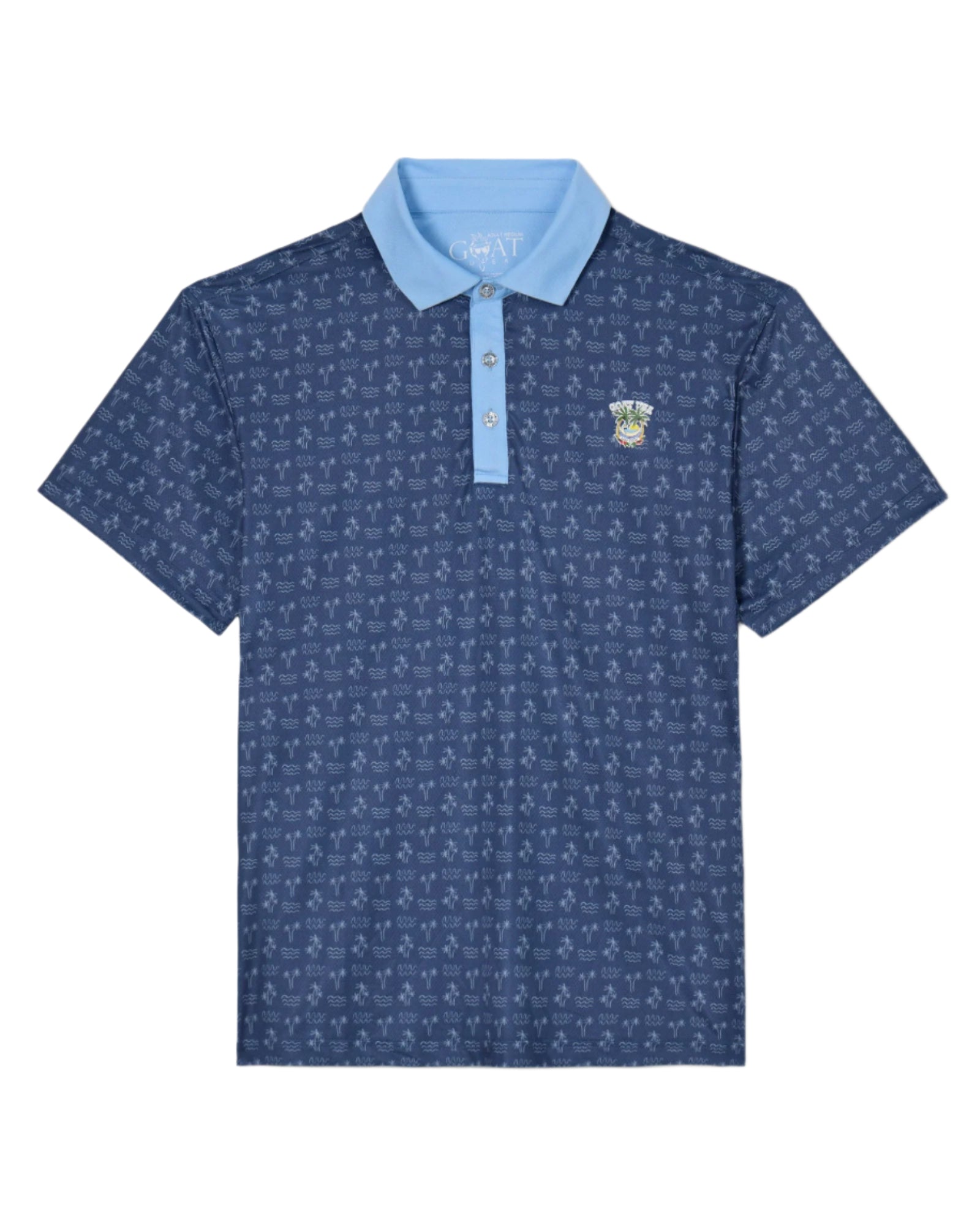 Goat USA Boys' Lazy Chillin' Athletic Polo Apparel Goat USA Navy Youth Small