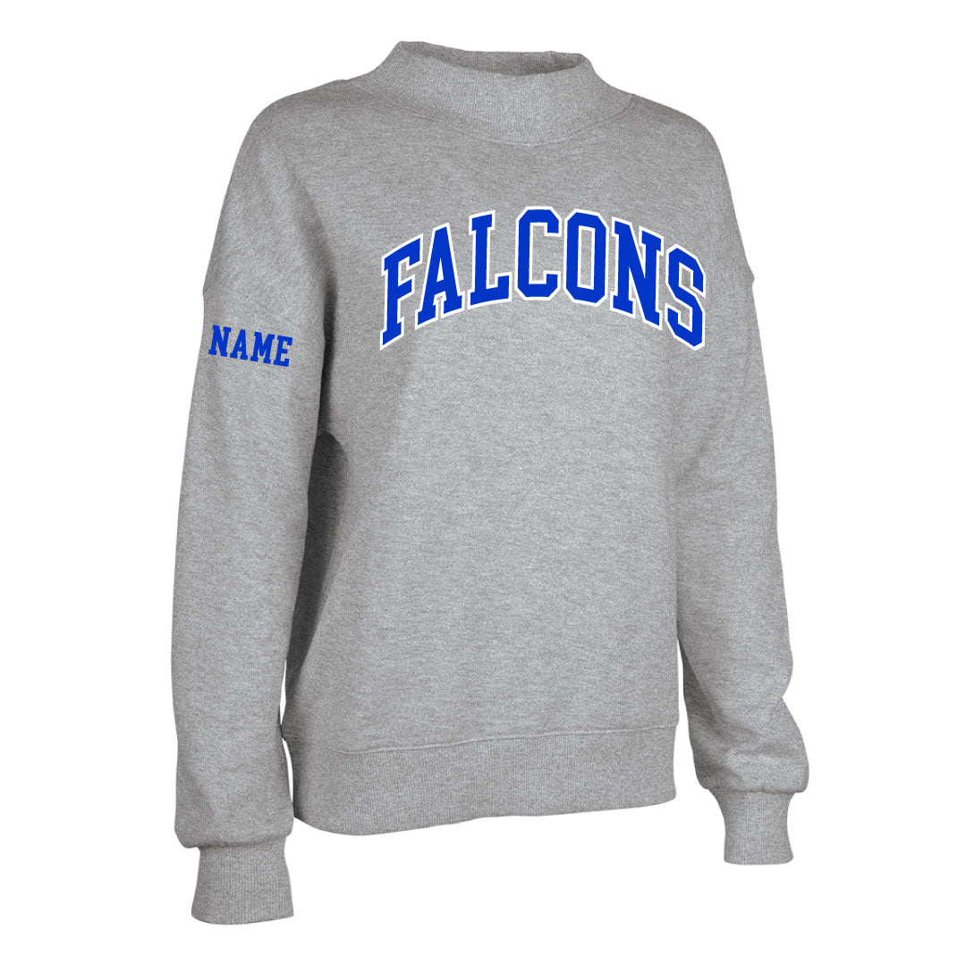 FL Girls Basketball Ladies Mockneck Sweasthirt
