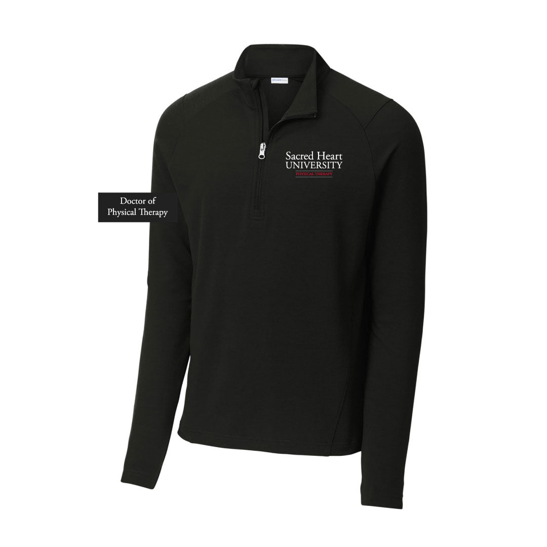 SHU DPT Performance 1/4 Zip Pullover Logowear SHU DPT Black Mens S 