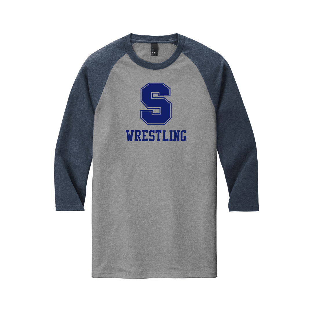 Staples Wrestling 3/4 Sleeve Logowear Staples Wrestling Block S Ladies XS