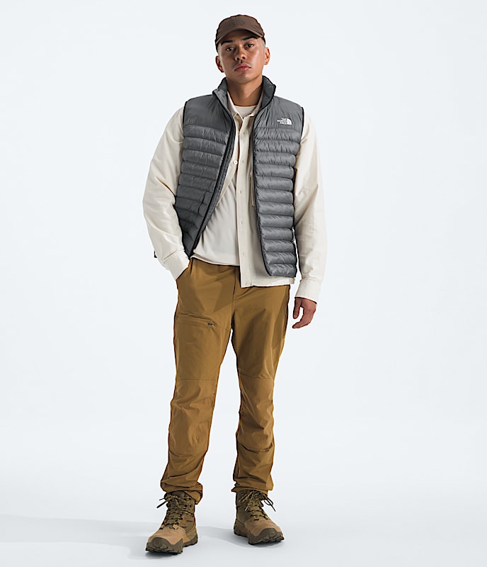 The North Face Men's Terra Peak Vest Apparel North Face Smoked Pearl-0UZ Small