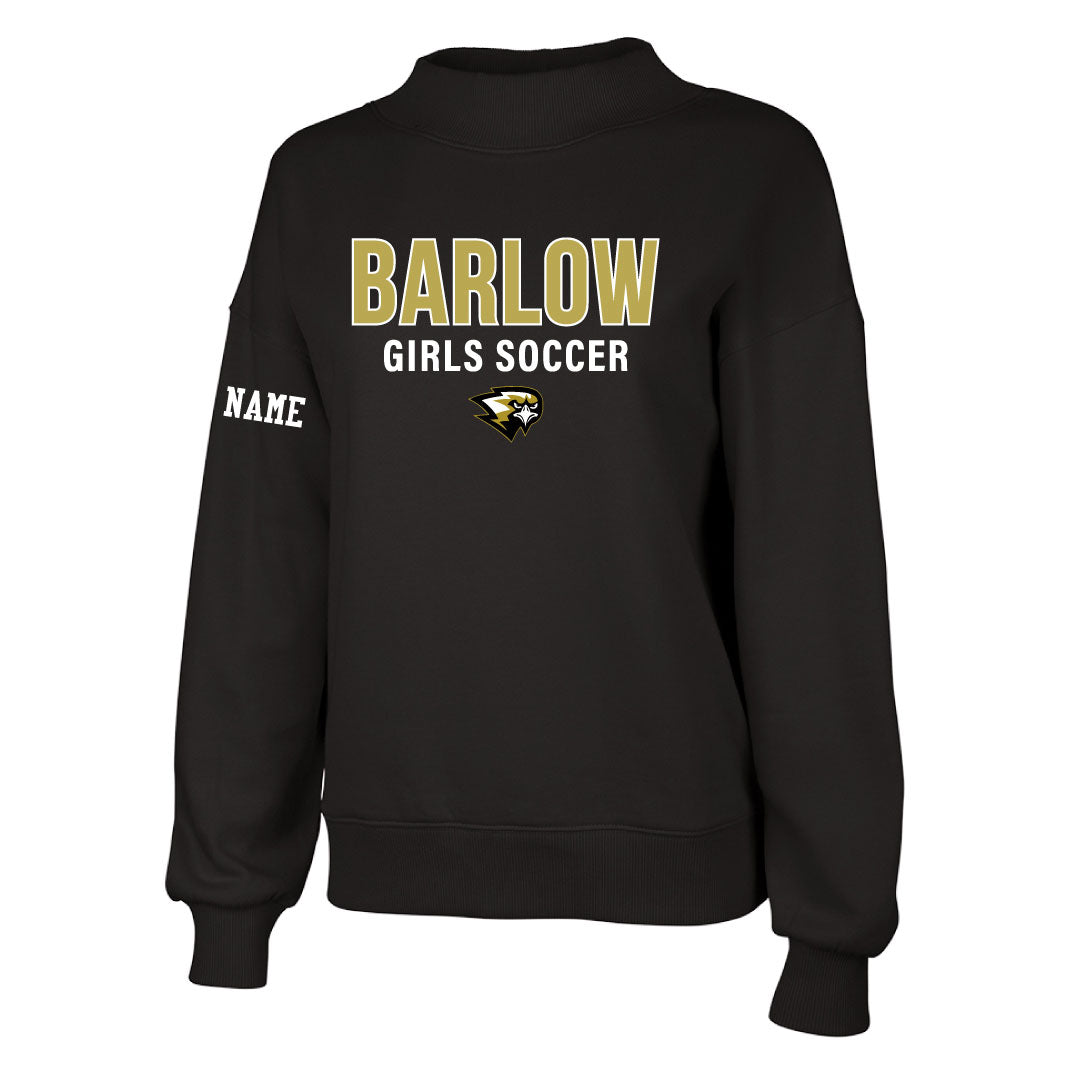 Barlow Girls Soccer Mockneck Sweatshirt