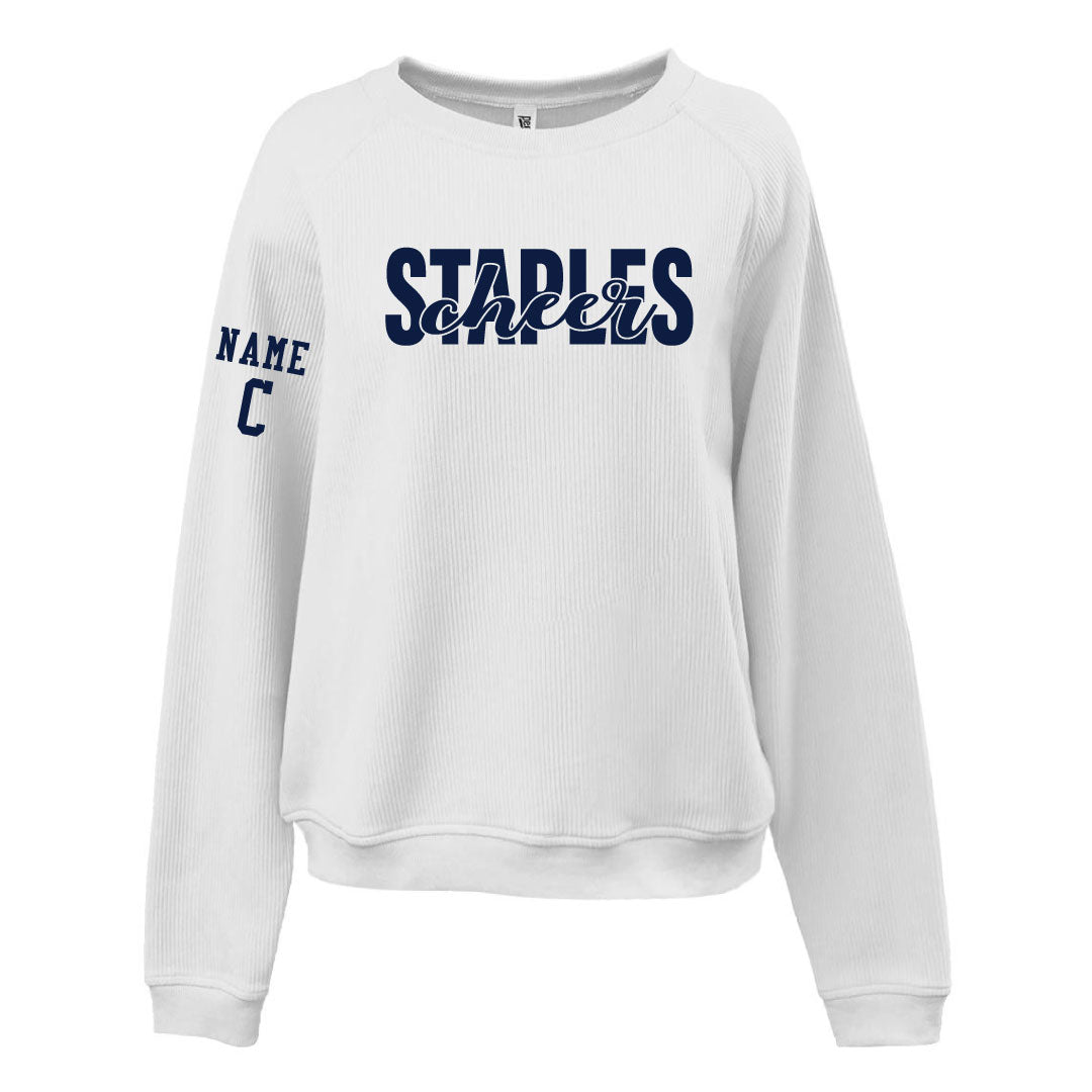 Staples Cheer Modern Cord Crew Logowear Staples Cheerleading Ladies XS