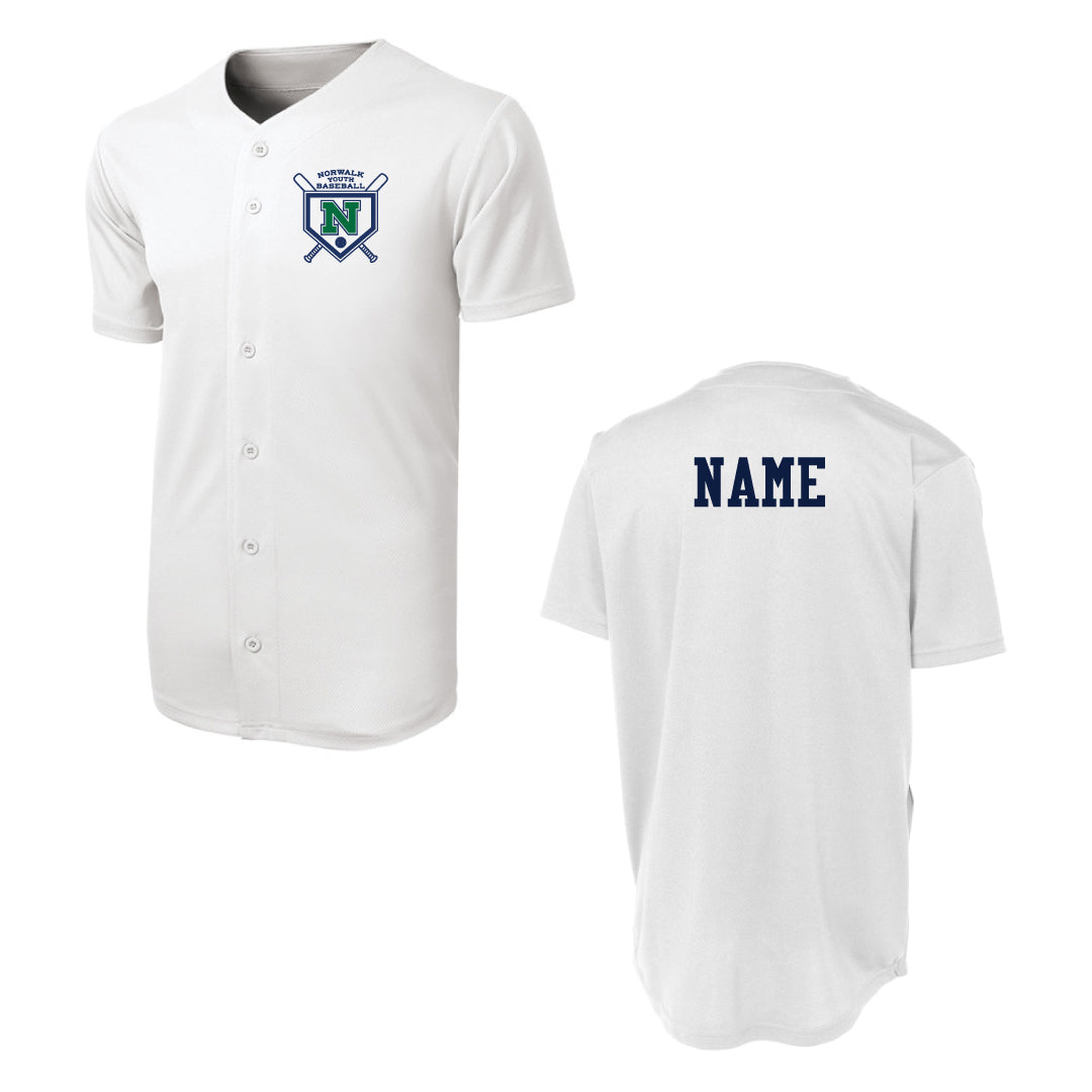 NYB Mom's Full Button Jersey