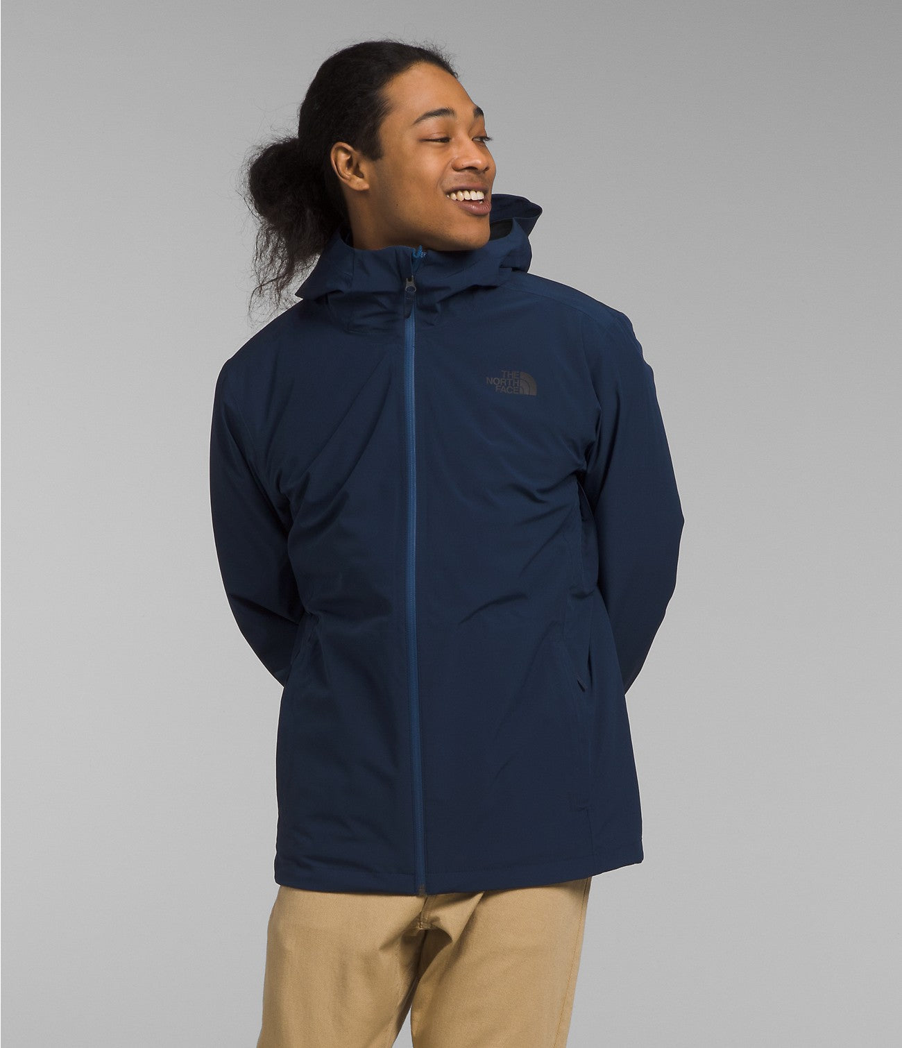 The North Face Men’s ThermoBall™ Eco Triclimate® Jacket Apparel North Face Summit Navy/Shady Blue-96P Small 