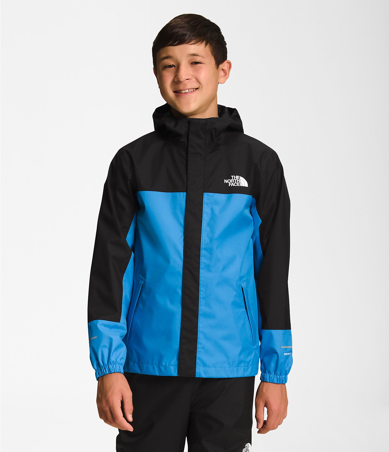 The North Face Boys' Antora Rain Jacket Apparel North Face Super Sonic Blue-LV6 XSmall