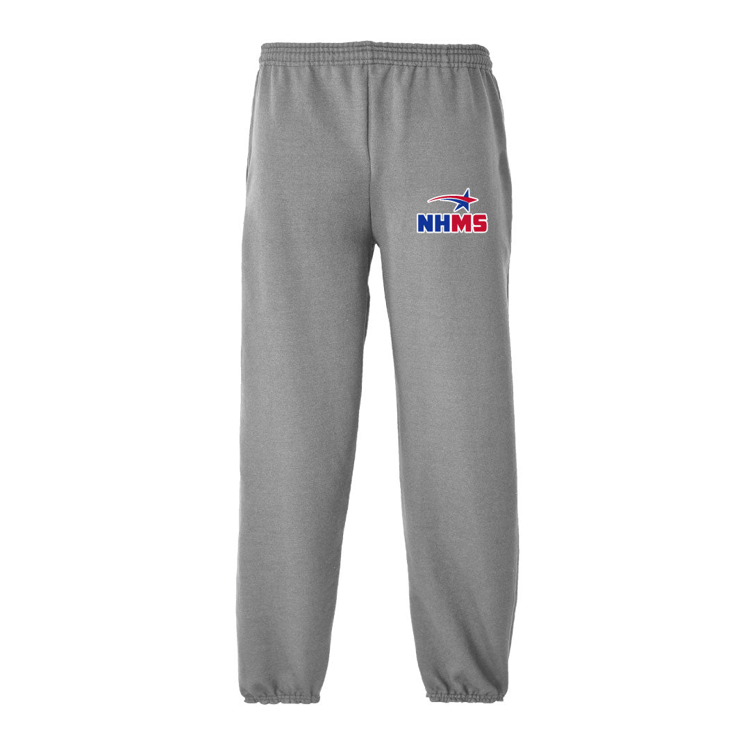 NHMS Closed Bottom Sweatpants Logowear ASF Sports & Outdoors Grey Youth M
