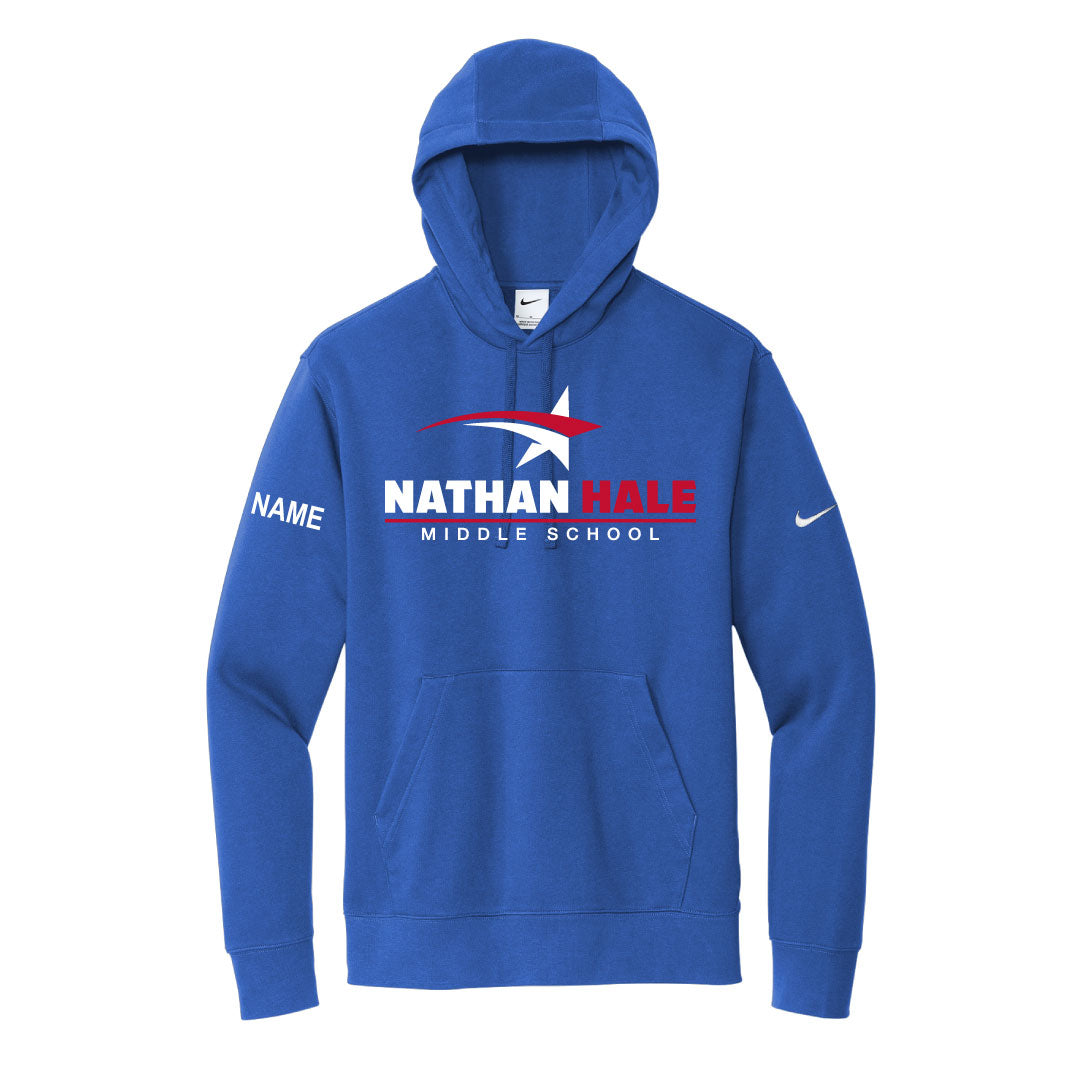 NHMS Nike Hooded Sweatshirt Logowear ASF Sports & Outdoors Royal Adult XS