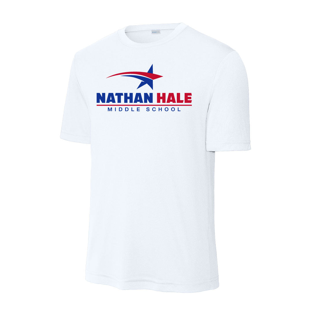 NHMS Performance Tee Logowear ASF Sports & Outdoors White Youth M