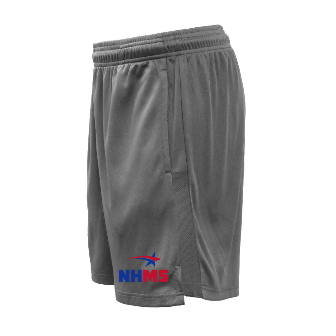 NHMS 7" Short with Pockets Logowear ASF Sports & Outdoors Grey Youth M