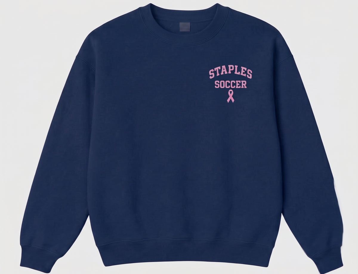 Staples Girls Soccer Crewneck Sweatshirt-BCA