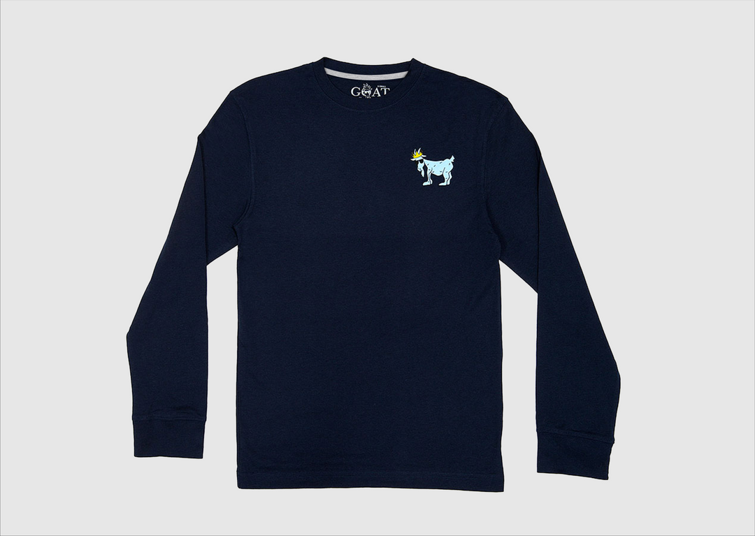 Goat USA Youth OG Long Sleeve T-Shirt Apparel Goat USA Navy Youth Small 