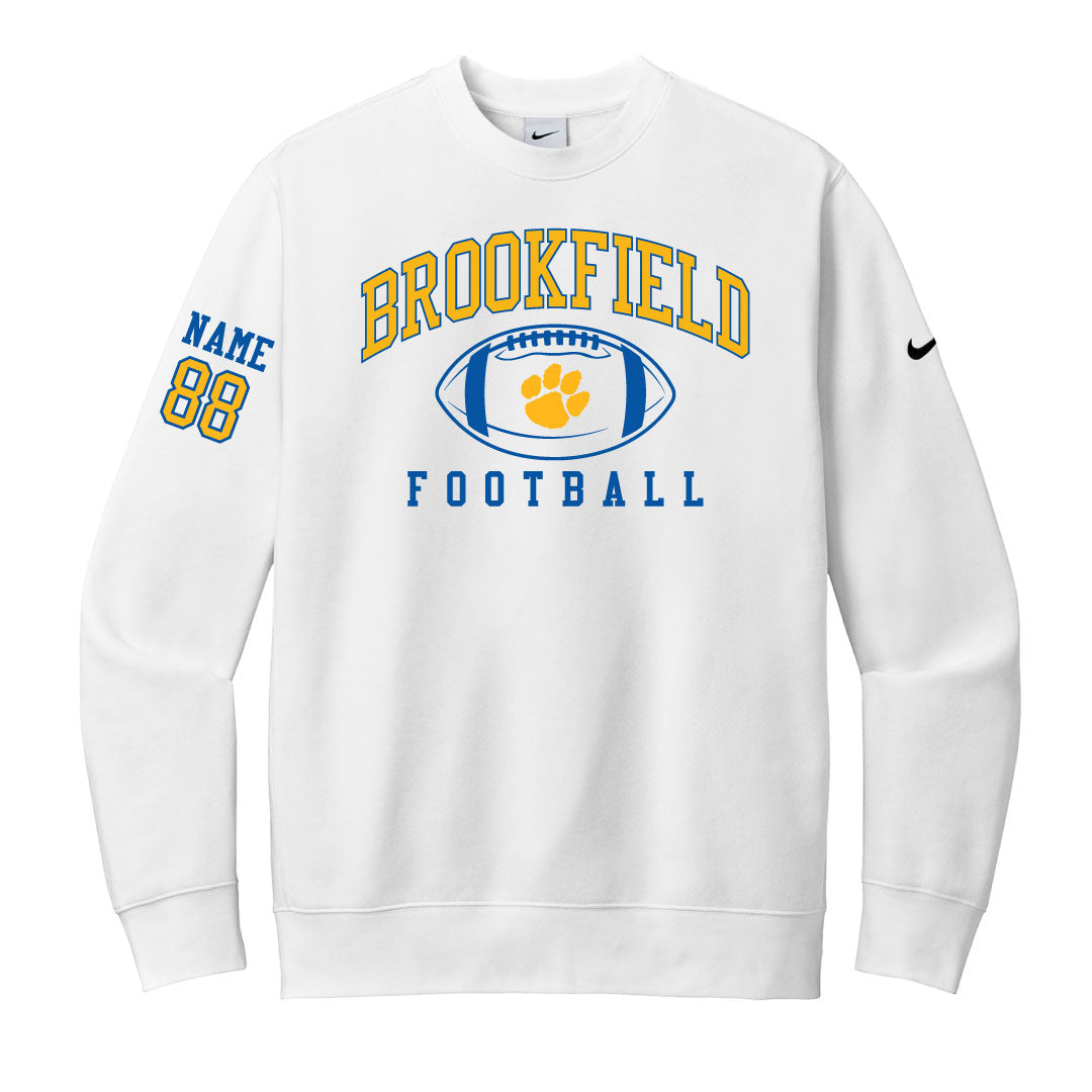 Brookfield Football Nike Crewneck Sweatshirt