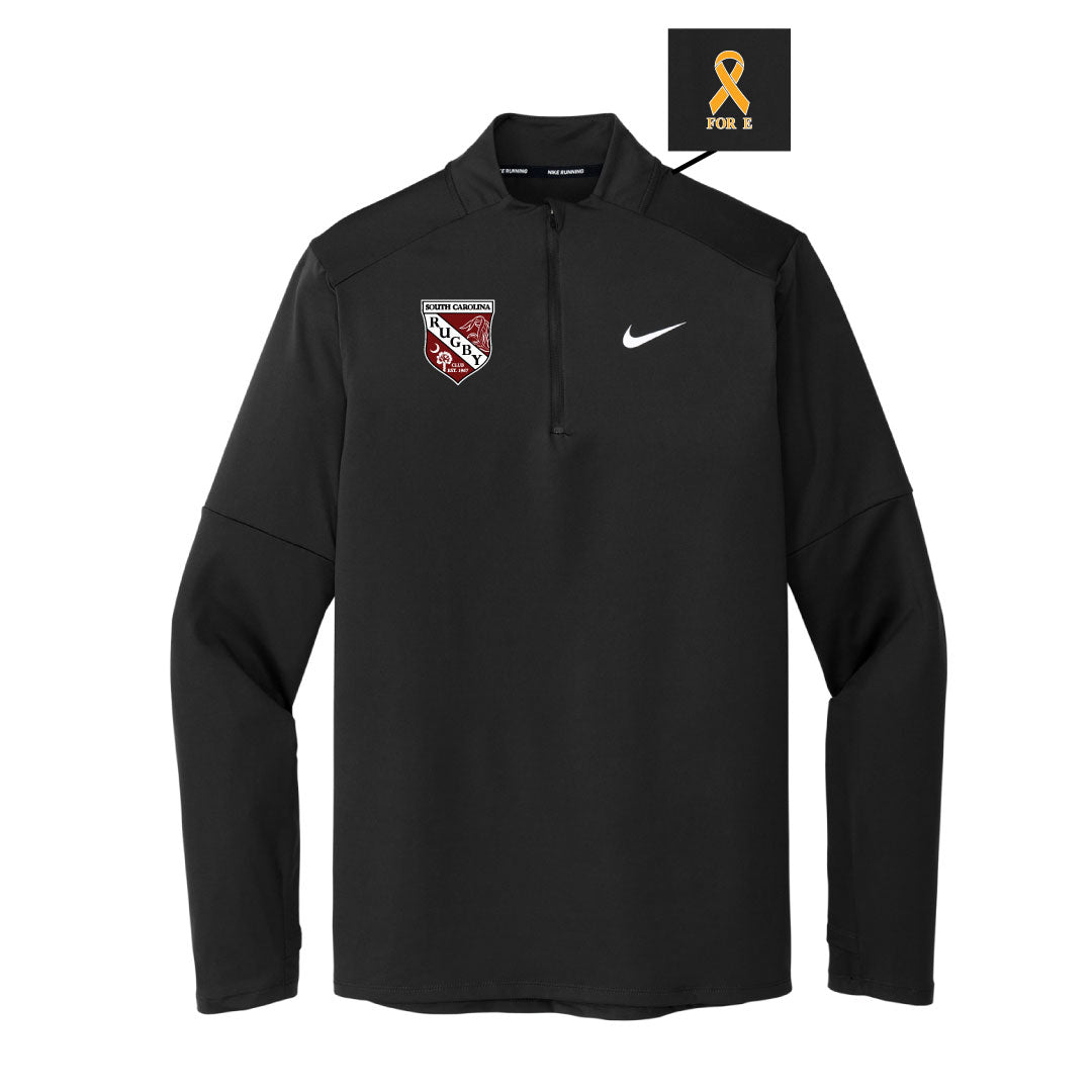 USC Rugby Black Nike Dri Fit 1/2 Zip Logowear University of So. Carolina Rugby Mens S