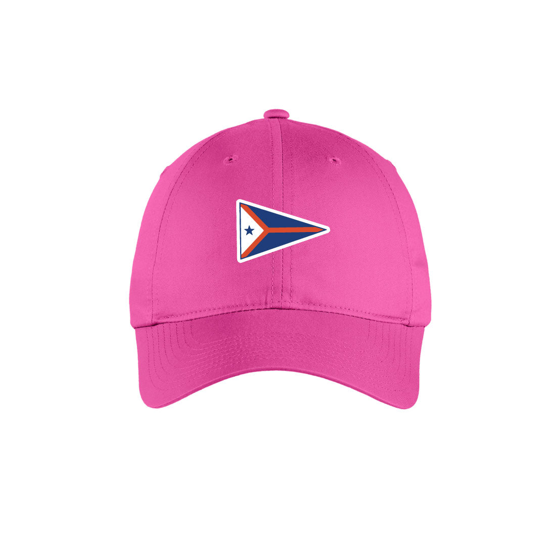 PYC Nike Unstructured Cotton/Poly Twill Cap Logowear Pequot Yacht Club Pink