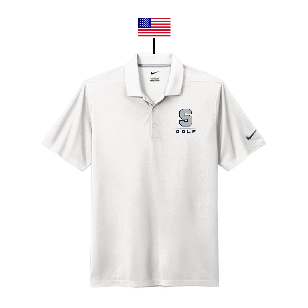 Staples Boys Golf Polo Logowear Staples Boys Golf White Adult S