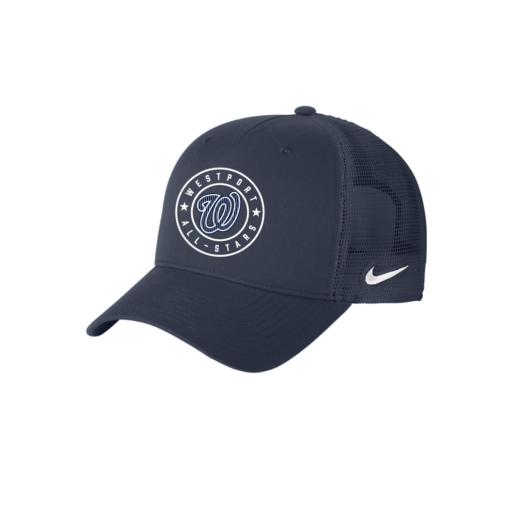 WLL District Fanwear Nike Trucker Hat Logowear WLL District Fanwear Navy/Navy
