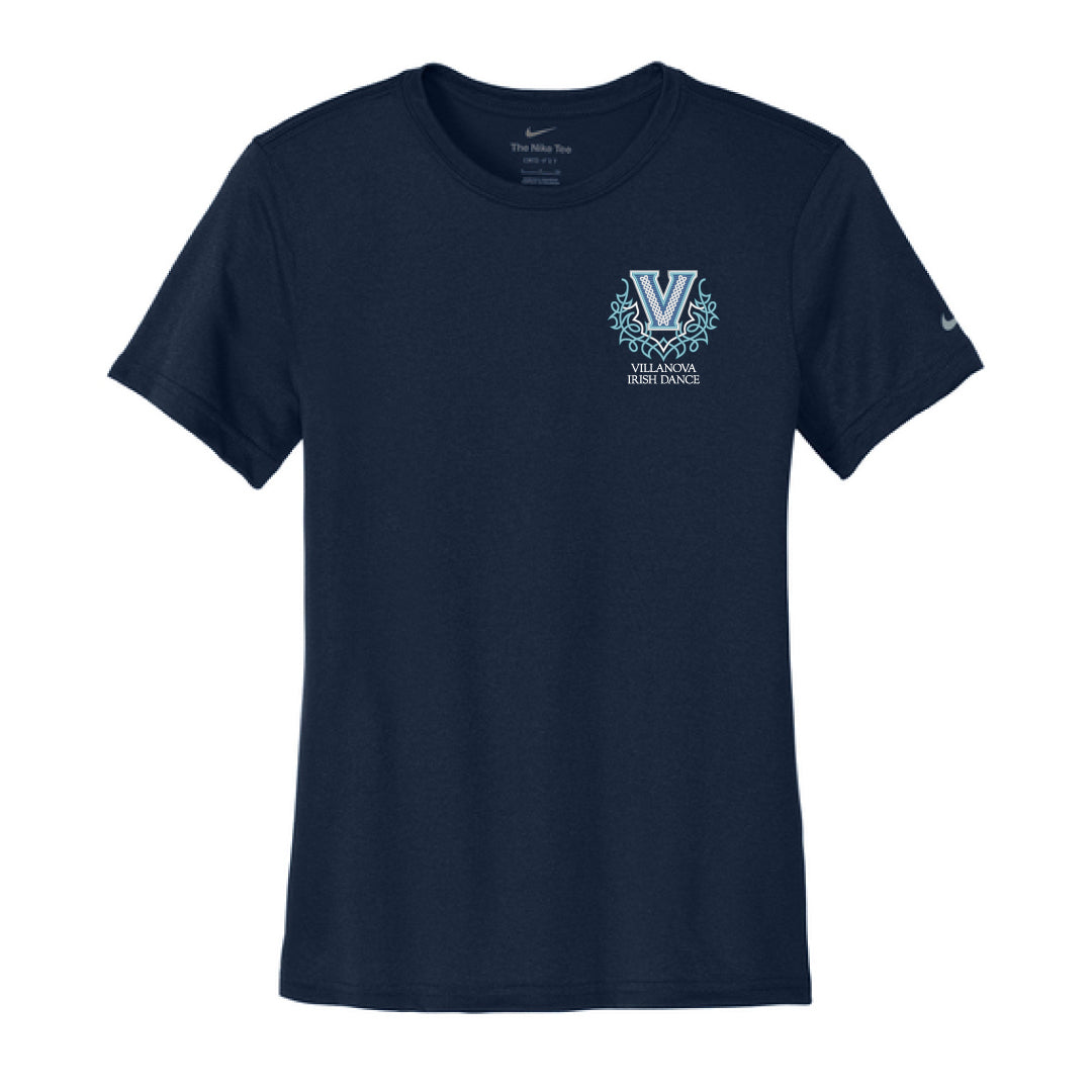 Villanova Irish Dance Nike Dri Fit Tee Logowear Villanova Irish Dance Navy Ladies S