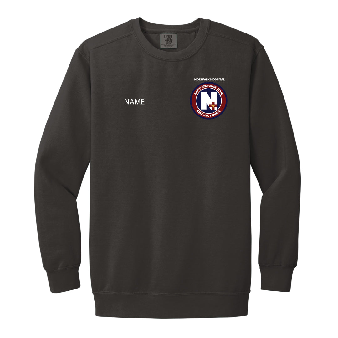 Norwalk Hospital RRT Comfort Colors Crew Sweatshirt