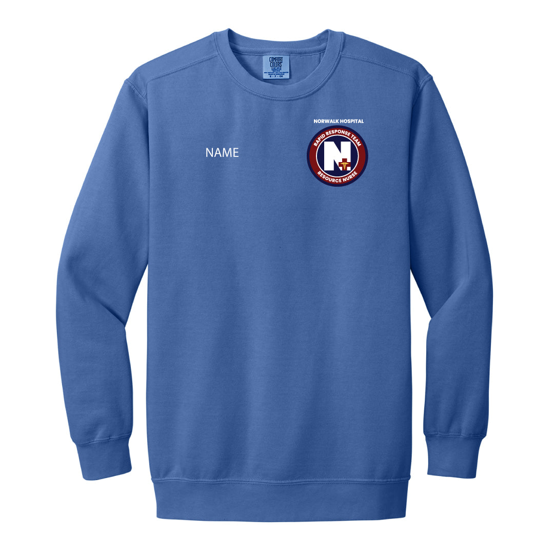 Norwalk Hospital RRT Comfort Colors Crew Sweatshirt
