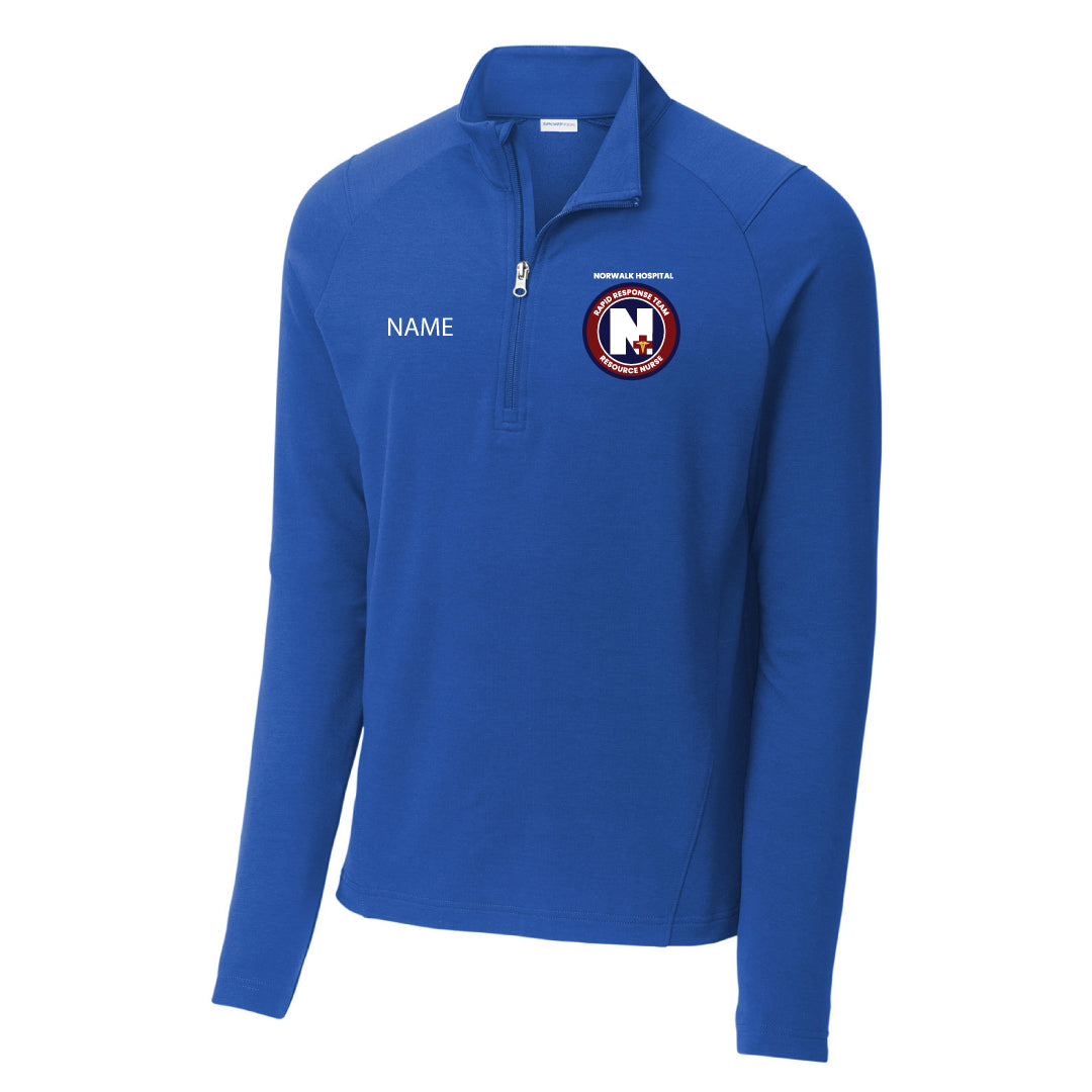 Norwalk Hospital RRT 1/4 Zip Wick Flex Fleece