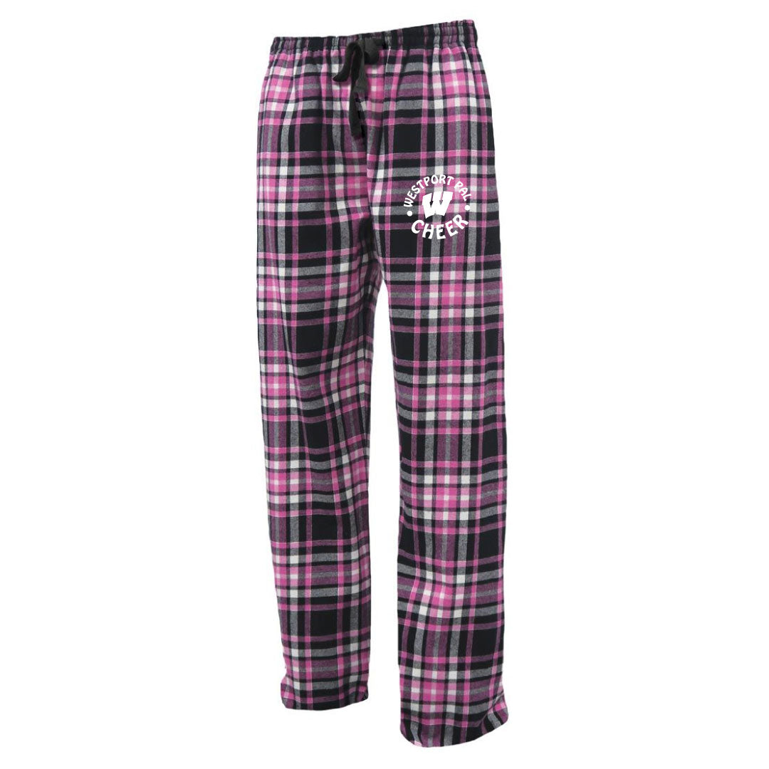 Westport PAL Cheer Flannel Pants Logowear Westport PAL Cheer Black/Pink Youth S 