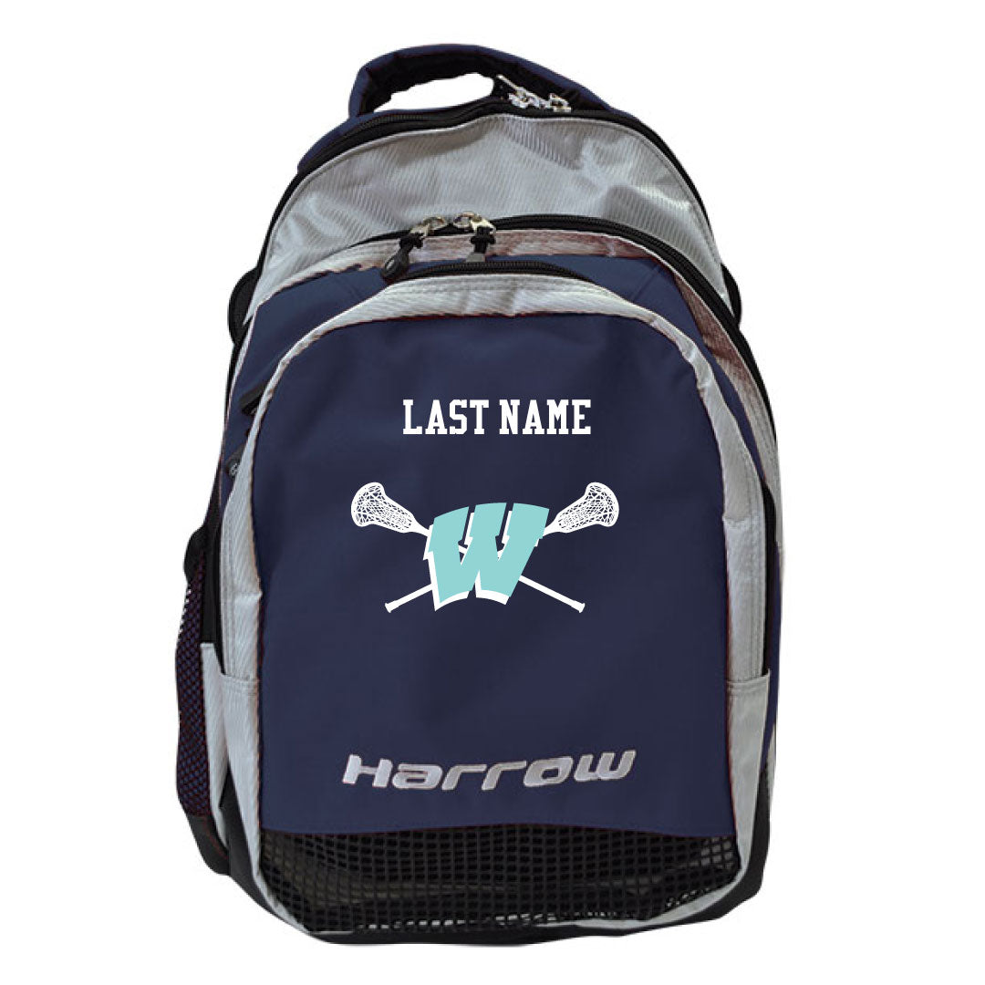 Westport PAL Girls Lacrosse Harrow Backpack Logowear Westport PAL Girls Lacrosse