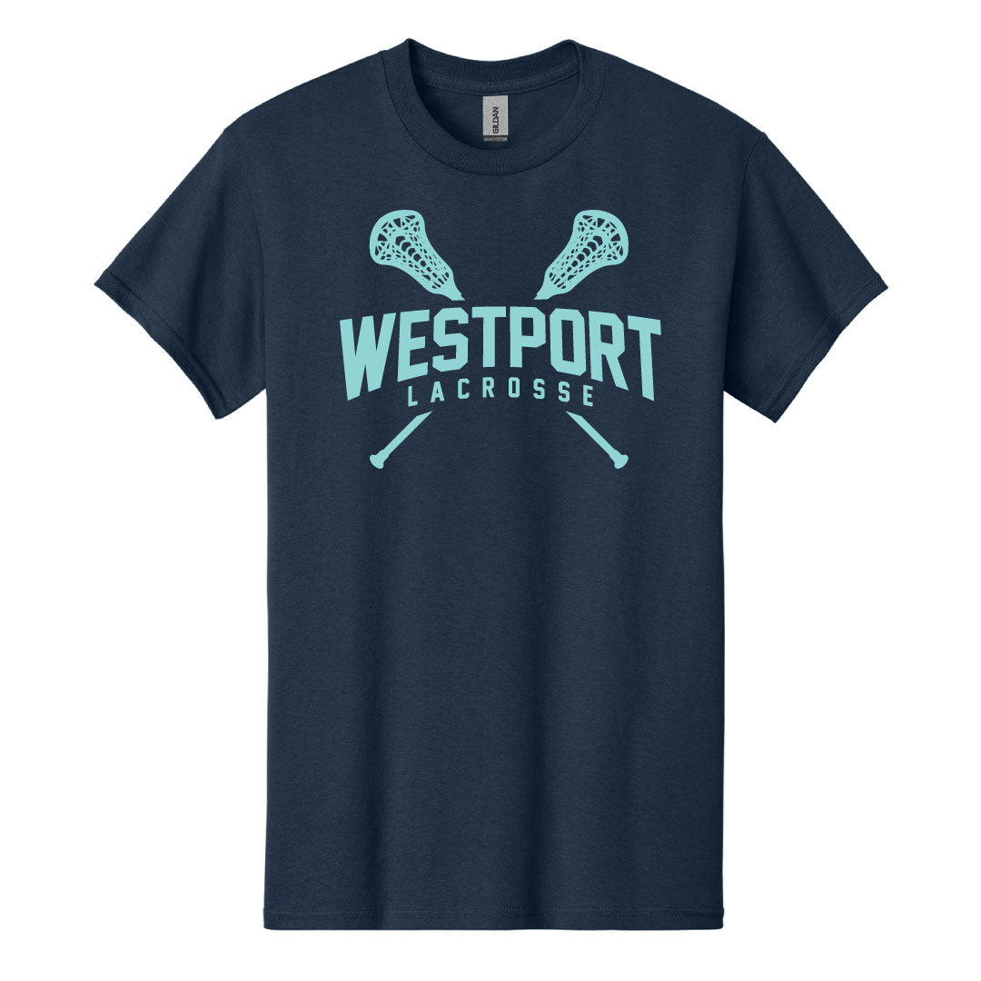 Westport PAL Girls Lacrosse Cotton Short Sleeve Logowear Westport PAL Girls Lacrosse Youth S