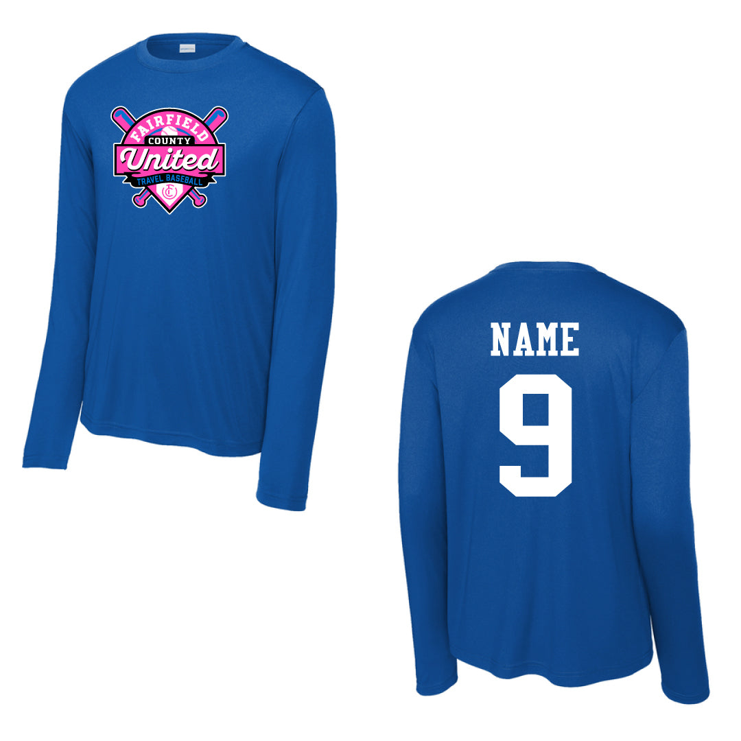 FCU Travel Baseball Performance Long Sleeve