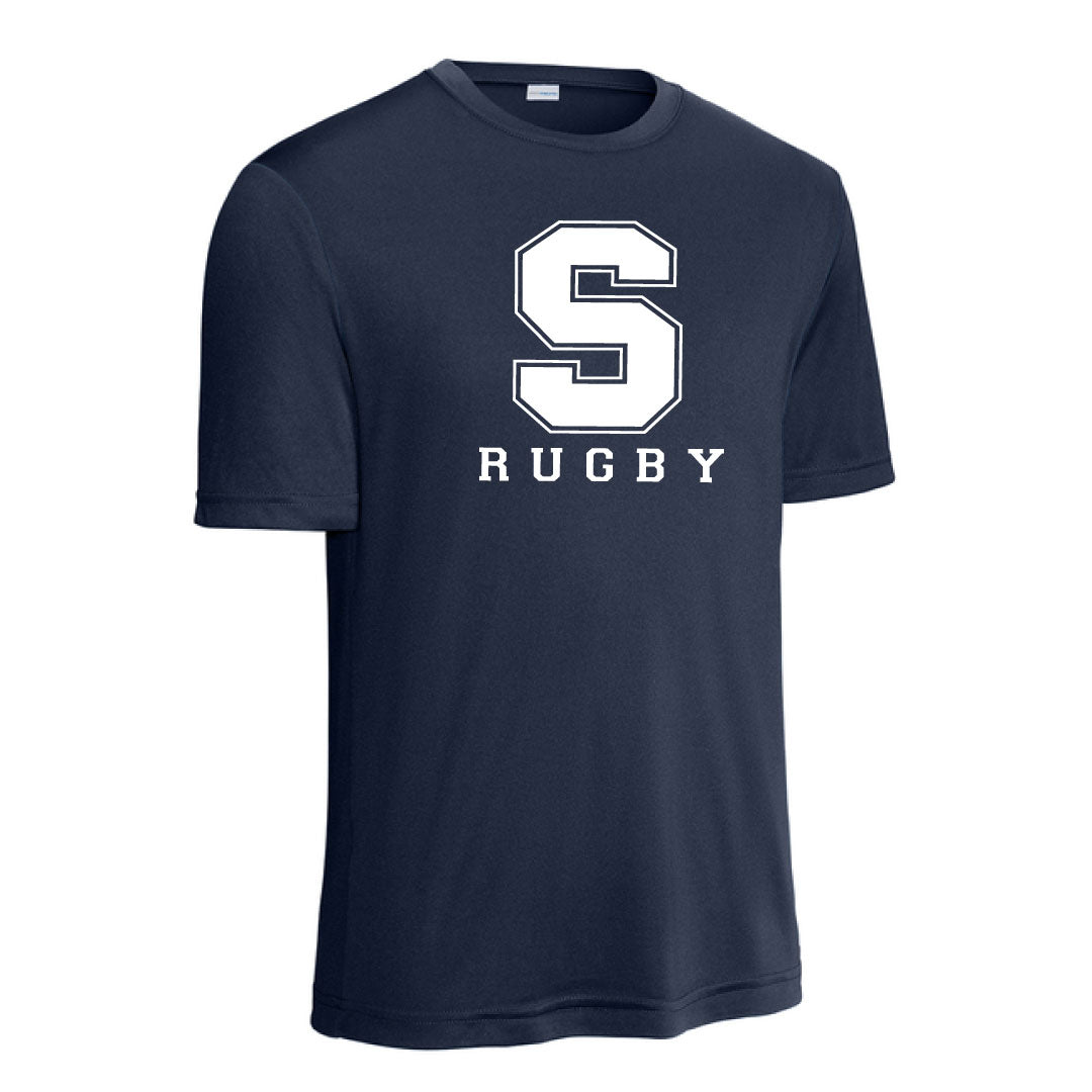 Staples Rugby Performance Short Sleeve Logowear Staples Rugby Navy Adult XS