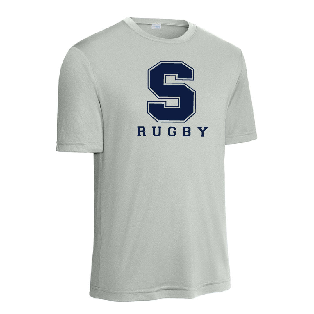 Staples Rugby Performance Short Sleeve Logowear Staples Rugby Silver Adult XS