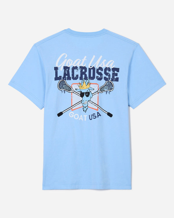 Goat Game Time Lacrosse T-Shirt Apparel Goat USA Carolina Blue Youth X-Small