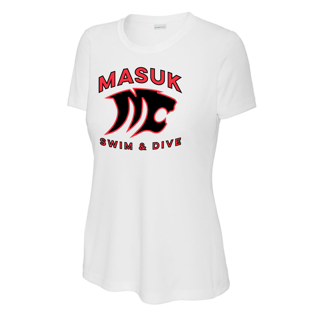 Masuk Girls Swim & Dive Performance Short Sleeve