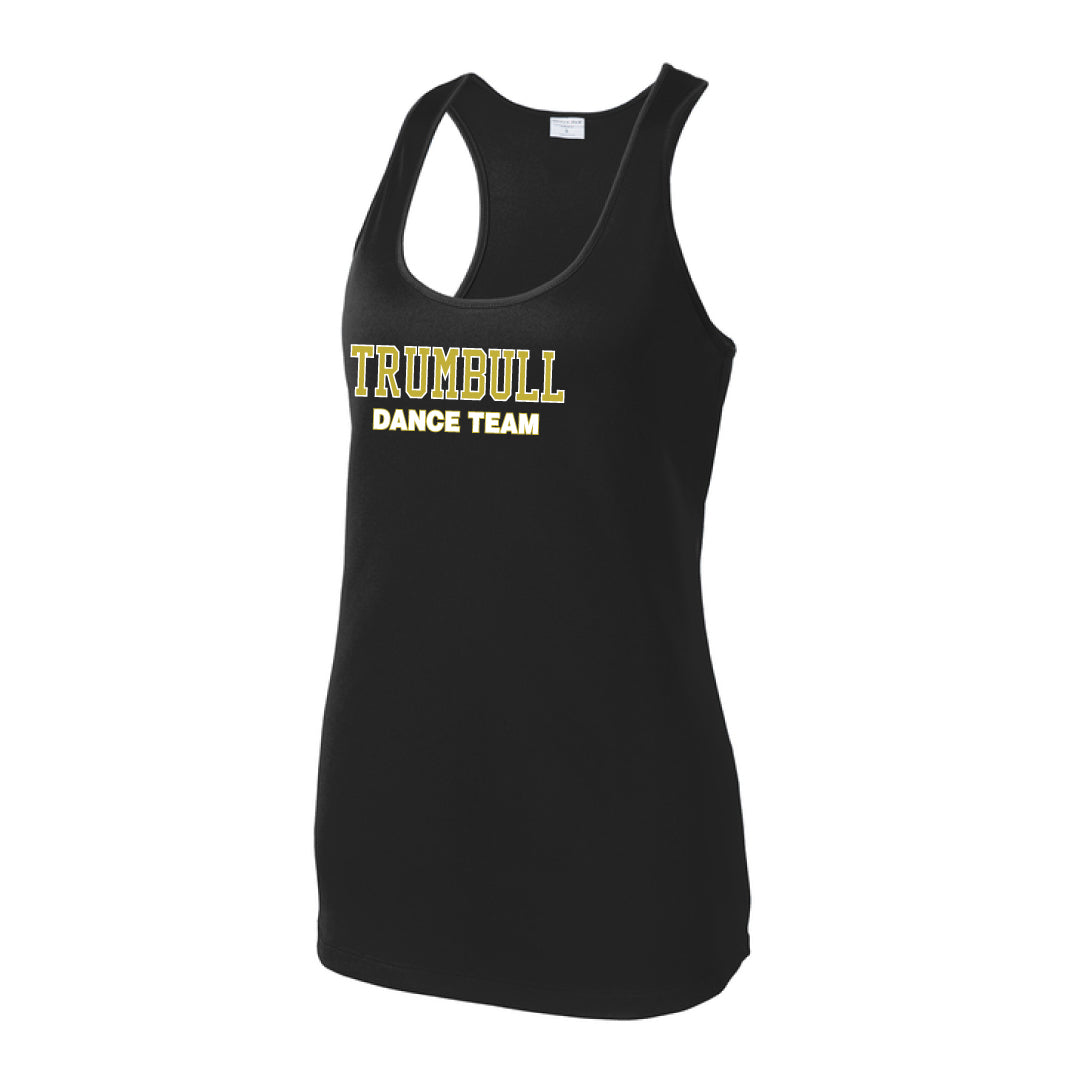 THS Dance Performance Racerback Tank Logowear Trumbull Dance Team Ladies XS