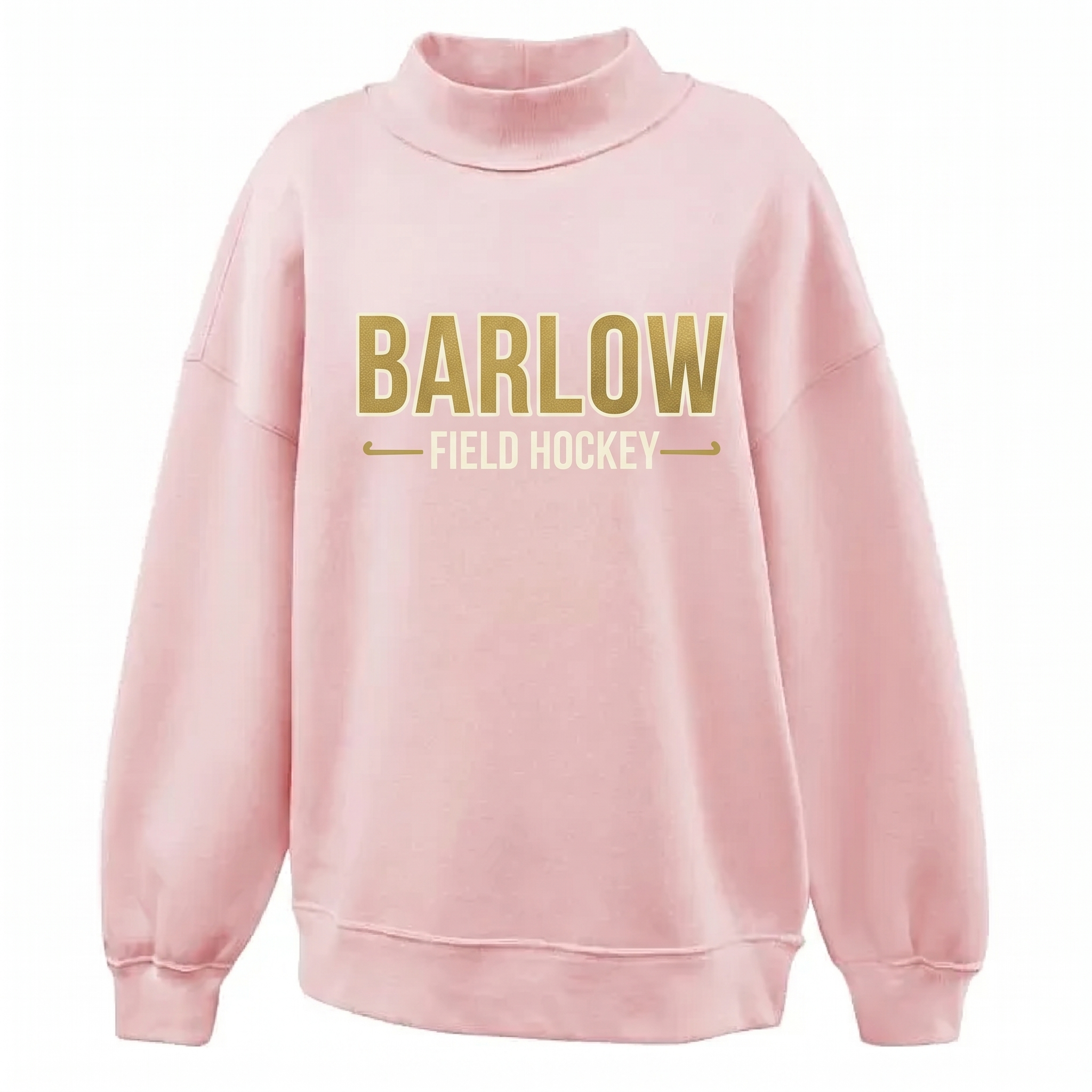 Barlow Field Hockey Mockneck Sweatshirt Logowear Barlow Field Hockey Ladies XS Pink