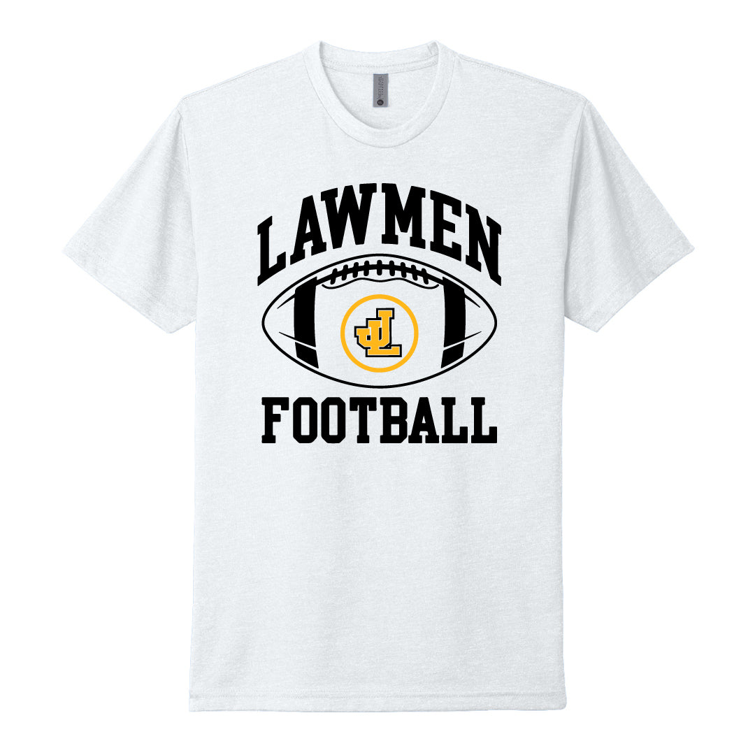 Law Football Premium Blend Cotton Short Sleeve Logowear Jonathan Law Football White Mens S