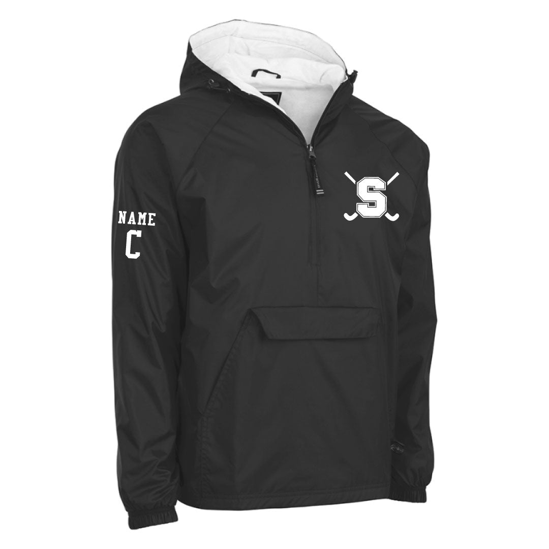 Staples Field Hockey 1/4 Zip Hooded Wind jacket Logowear Staples Field Hockey Adult S