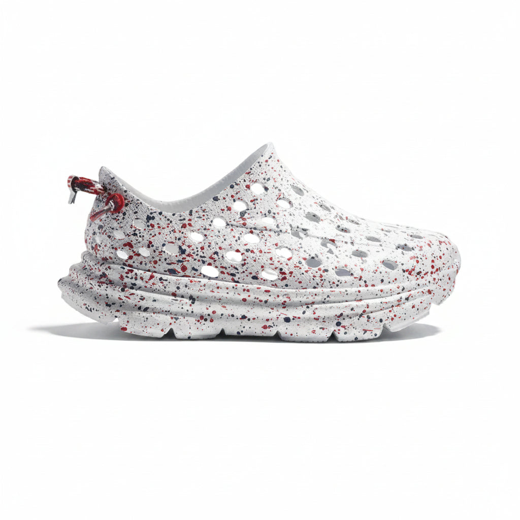 Kane Kids' Revive Active Recovery Shoe Footwear Kane Stars & Stripes White AOP C7