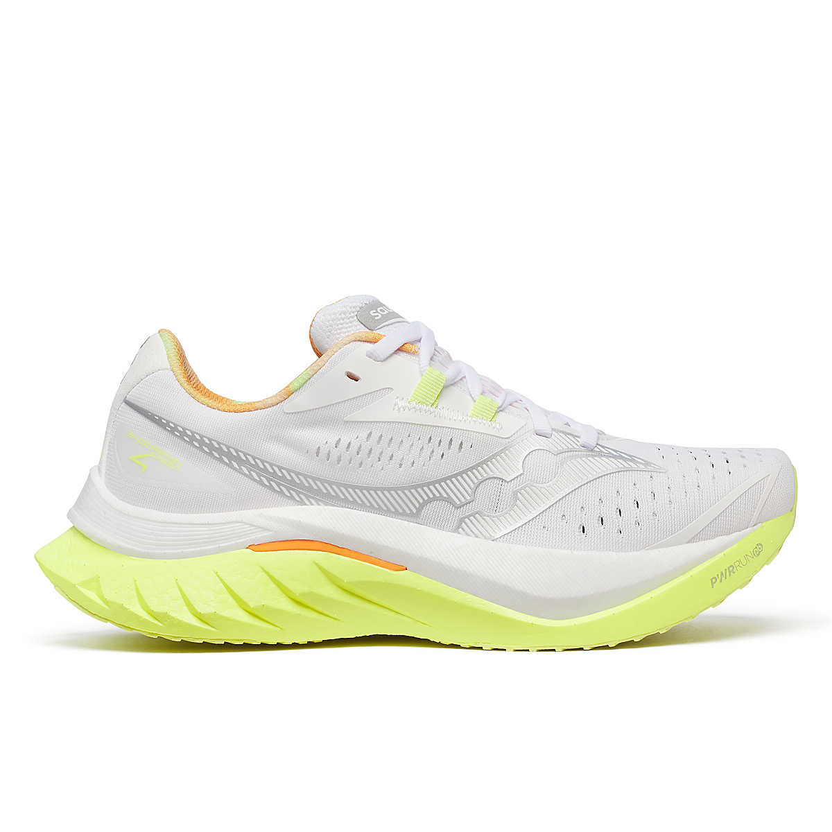 Saucony Women's Endorphin Speed 4 Footwear Saucony White/Sunny-30 6