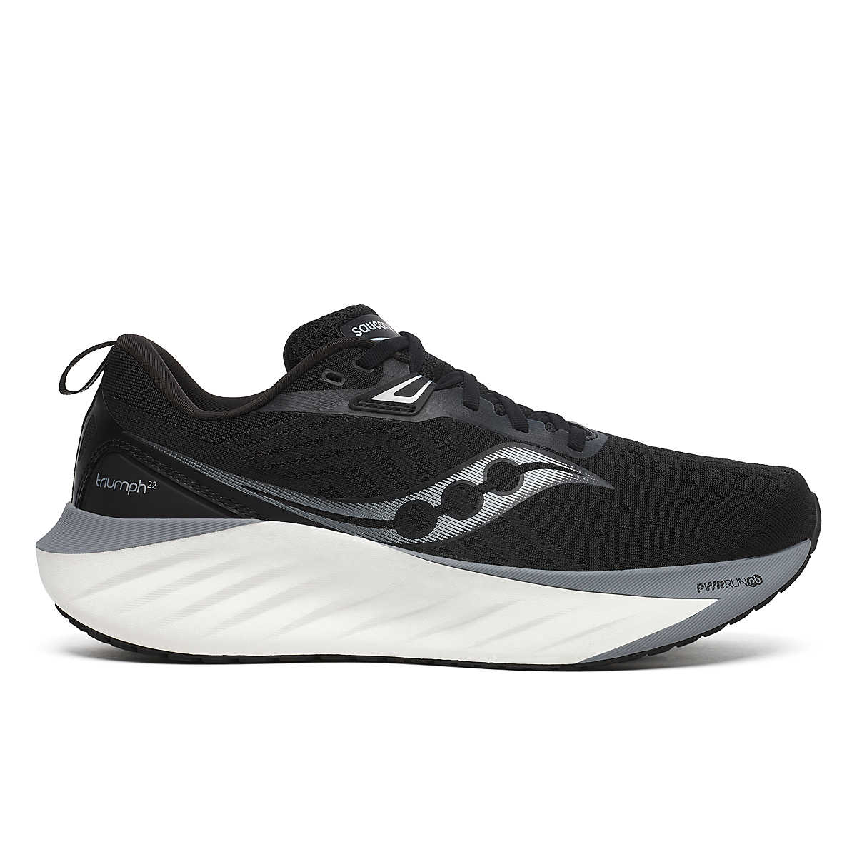 Saucony Men's Triumph 22 Footwear Saucony Black/White-200 11 Medium